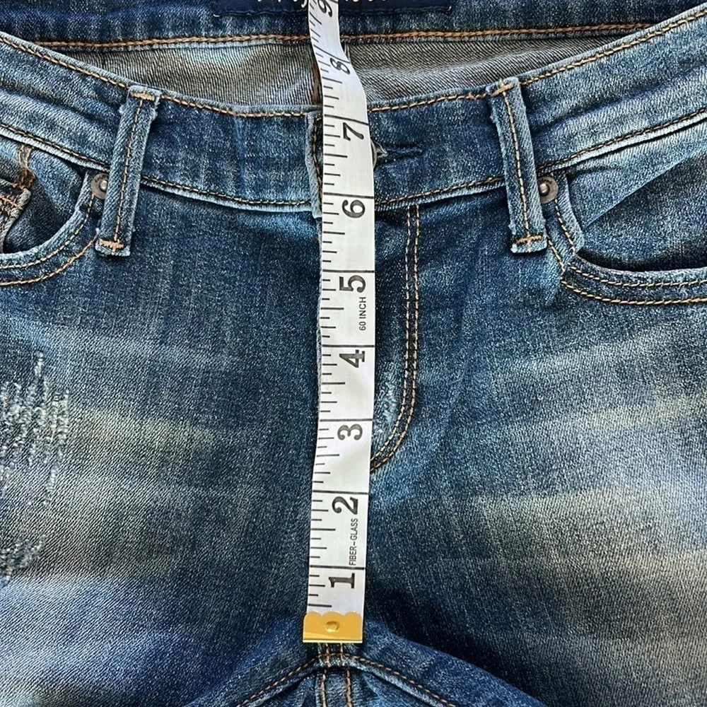 Driftwood skinny fit patch jeans size 26
